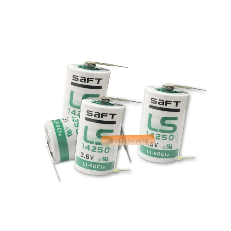 2 шт./Лот Новый оригинальный SAFT LS 14250 LS14250 1/2 AA 1/2AA 3 6 В 1250 мАч ПЛК литиевая батарея с