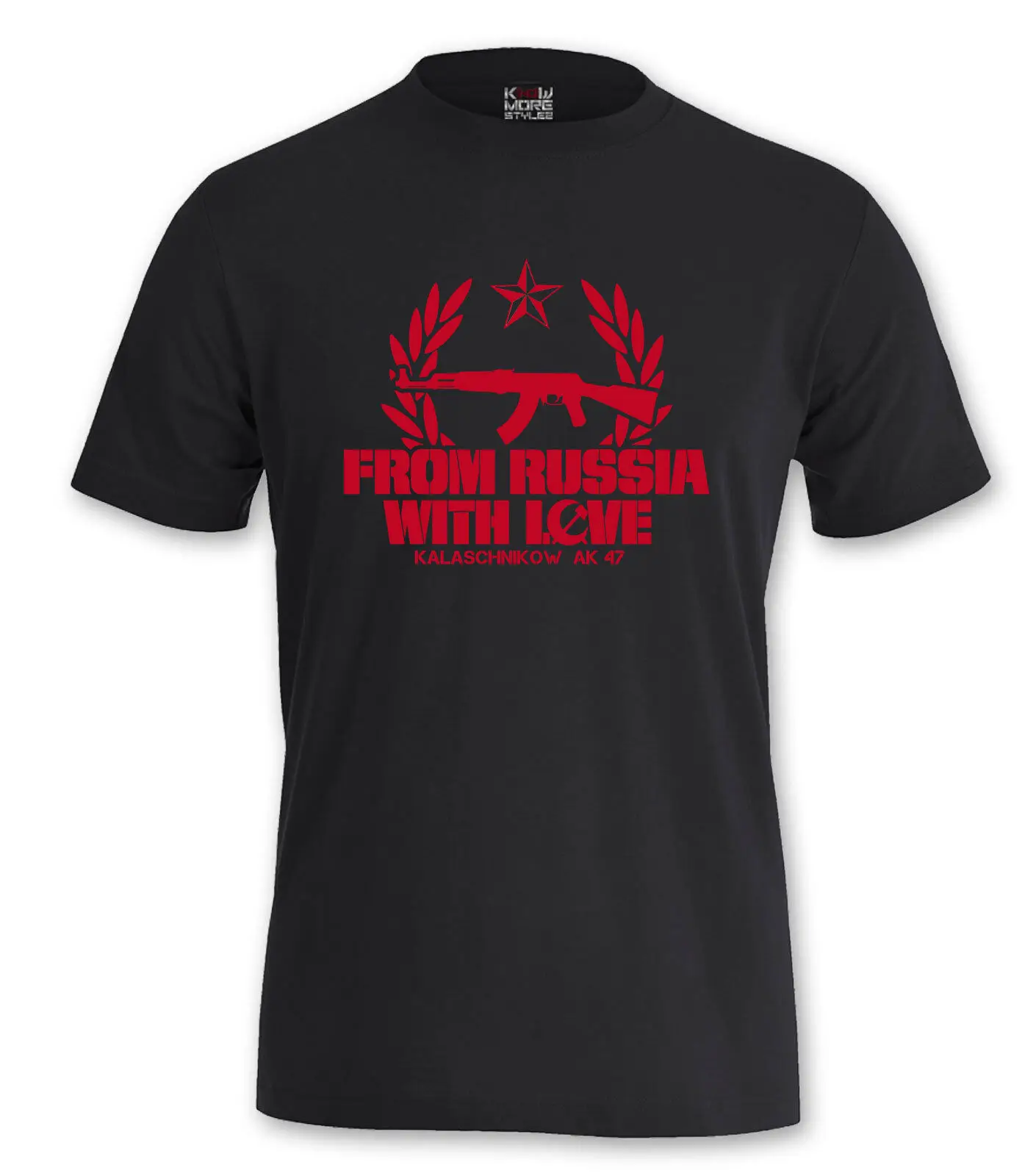 Мужская футболка &quotиз России с любовью&quot российский Кремль Путин Москва Poccnr