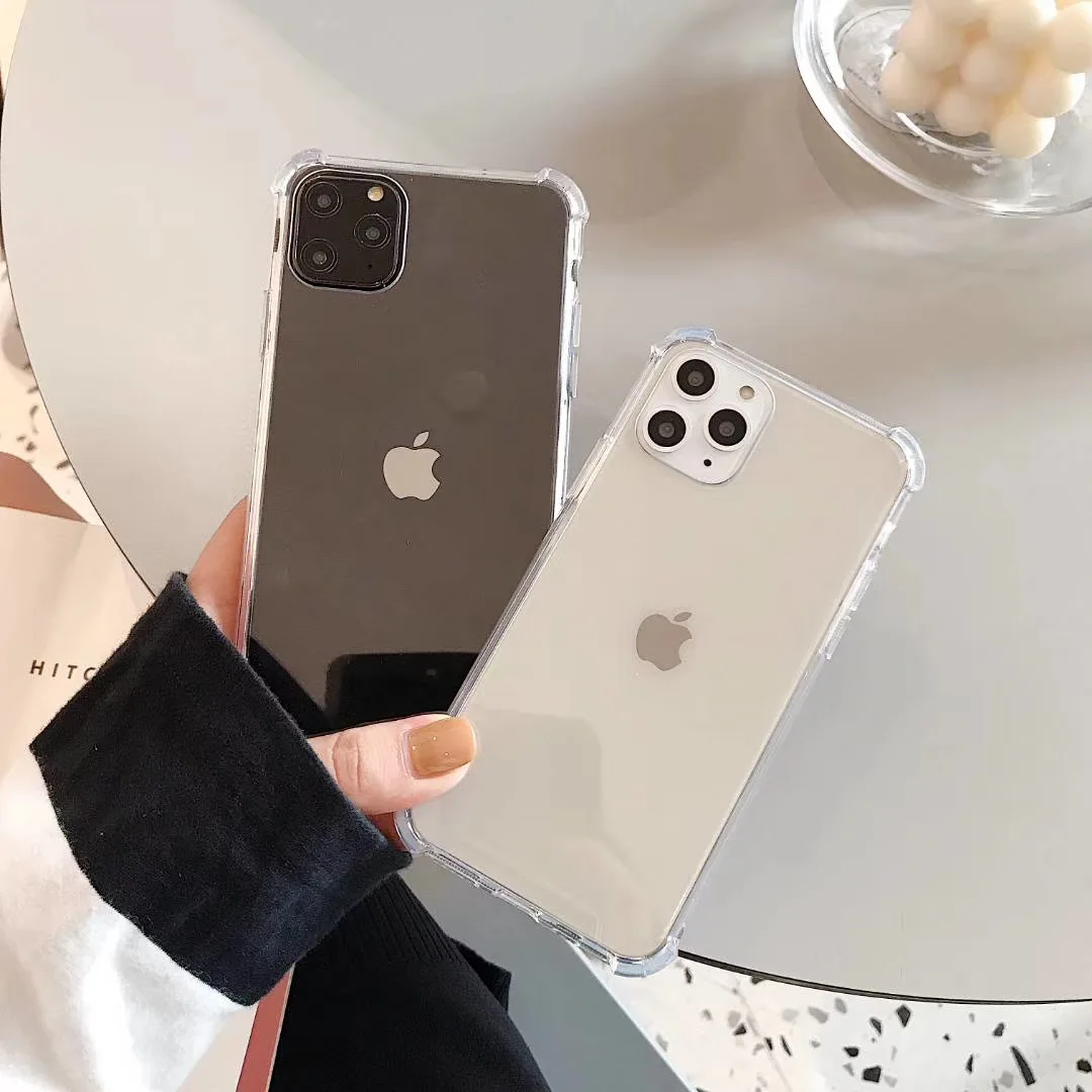 Простой и стильный роскошный Прозрачный чехол для iPhone 11 pro MAX Xs Xr X 6 6s 7 8 plus мягкая