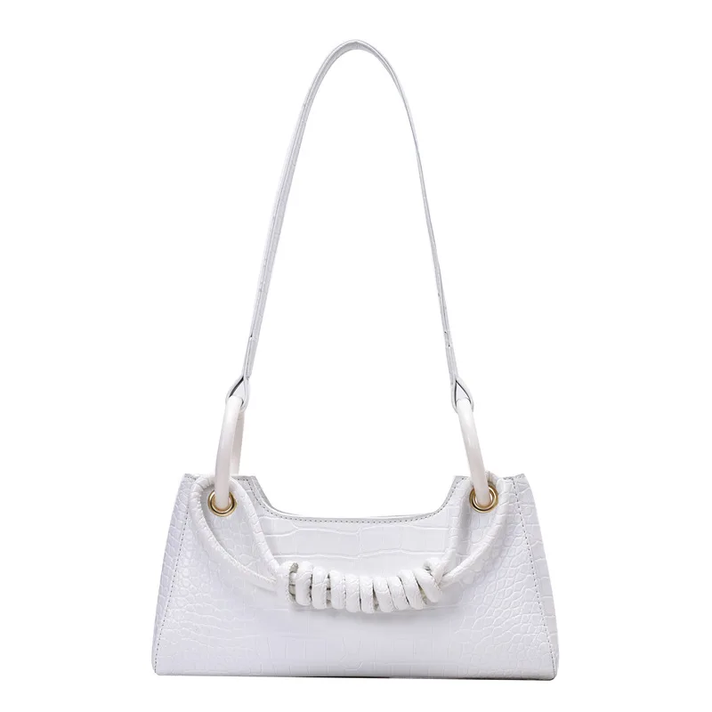 

High sense of small fresh embossed crocodile pattern armpit bag female 2020 Korean version of the female bag simple shoulder bag