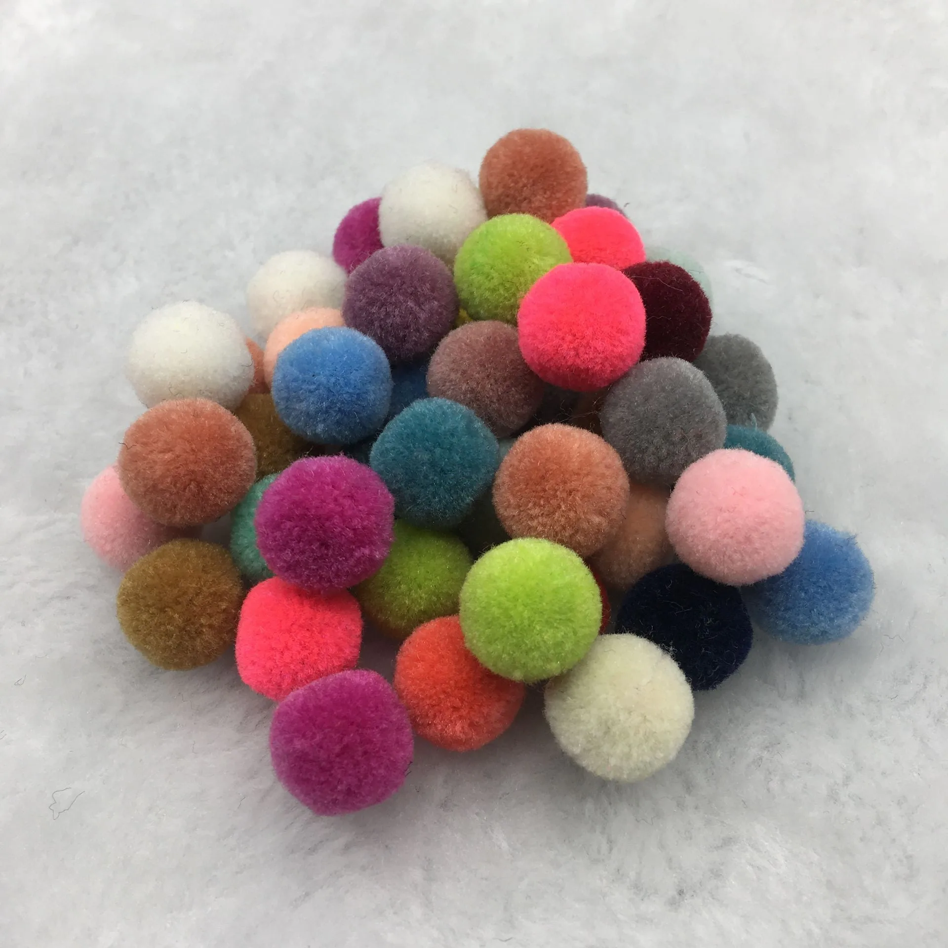 Помпоны смешанных цветов кашемировый помпон плюшевые шарики пушистые поделки