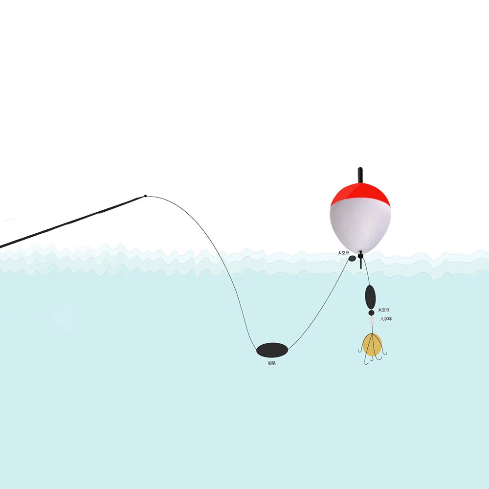 Поплавок для рыбалки 1 г 2 3 5g ...60 разных размеров поплавок из пенопласта - купить по