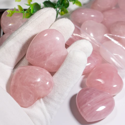 1 шт. натуральный розовый кварц, кристалл в форме сердца, чакра, исцеляющая рейки, 40 мм, бусины из натурального камня, фотоподарок