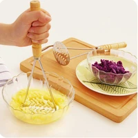 multifunctional stainless steel potato masher food crusher home suppliesvegetable fruit tools tomatodo press kitchen accessories