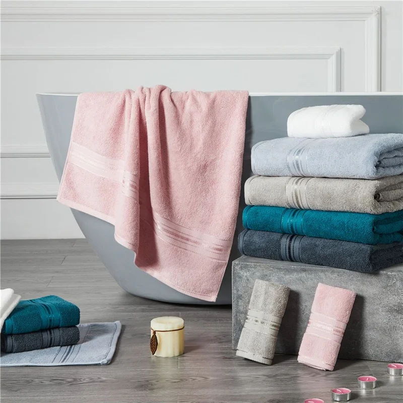 3 pieces soft towel set bath towel face towel hand towel bathroom towel sets brown grey 100 cotton high grade sports towels free global shipping