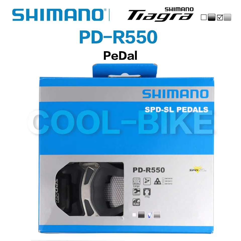 

Shimano PD R550 PD-R550 Pedals Road Bicycle Pedals SPD-SL Road Bike Pedals Self-locking Pedal With Cleats R550 Bike