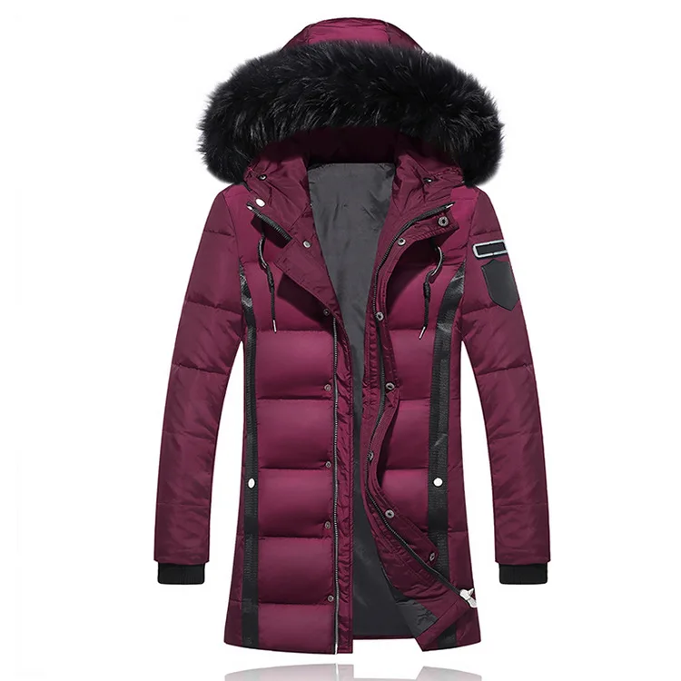 Спортивный и модный зимний мужской пуховик с капюшоном для девочек мужская