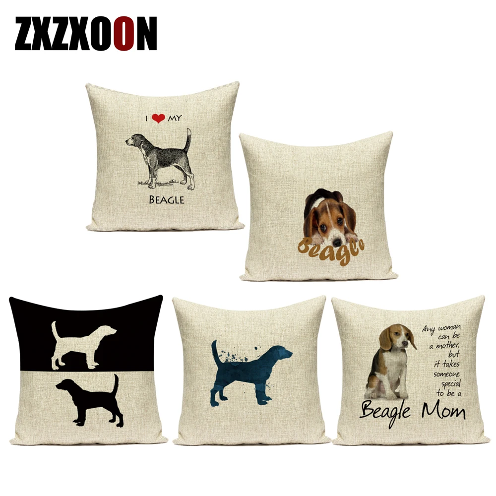 Милый Животные тросточка полиэстер декоративные подушки Чехол квадратный Cojines