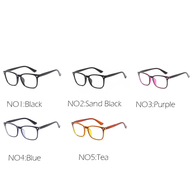 Очки Yoovos в пластиковой оправе женские зеркальные с прозрачными линзами стиле