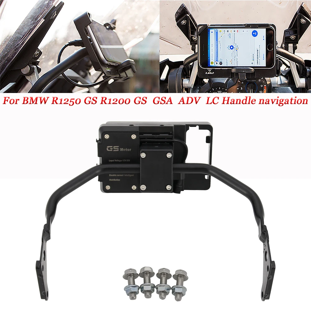 

Motorcycle Mobile Phone Navigation Handlebar Bracket Support 12mm For BMW R1250GS R1200GS R1200 GS GSA ADV LC R 1200 Adventure