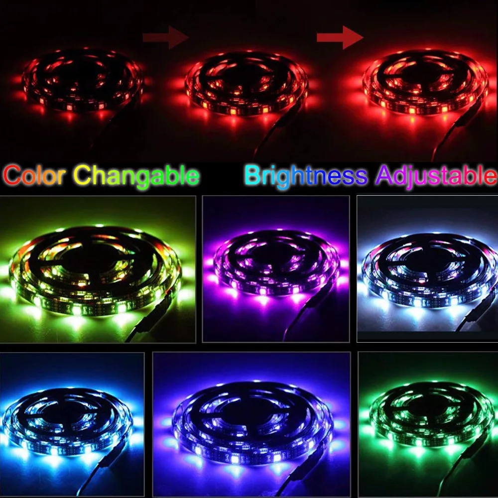 RGB Gaming 5050 Светодиодная лента 4Pin RGB-Header 12V программное управление освещение для компьютерный корпус для ПК Mid Tower DIY Aura Sync M/B