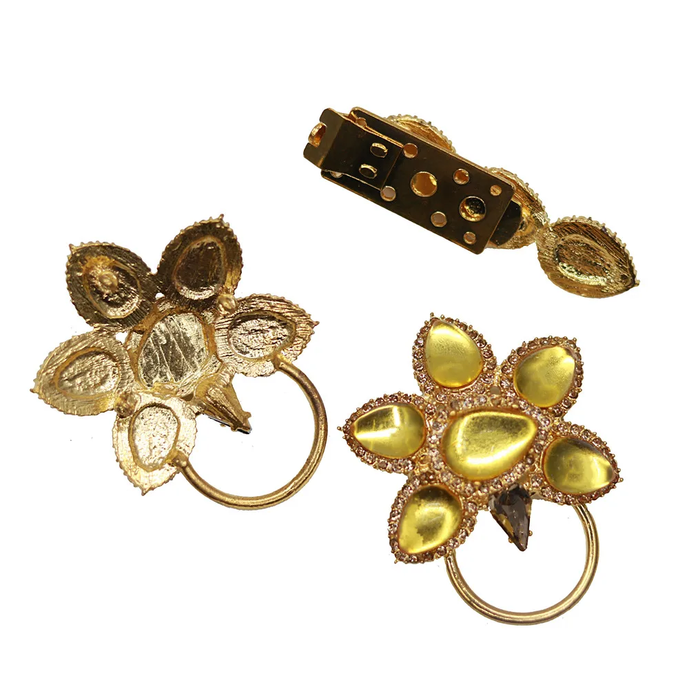 Хорошее качество 115 мм металлические стразы кнопка с свитер украшение пальто