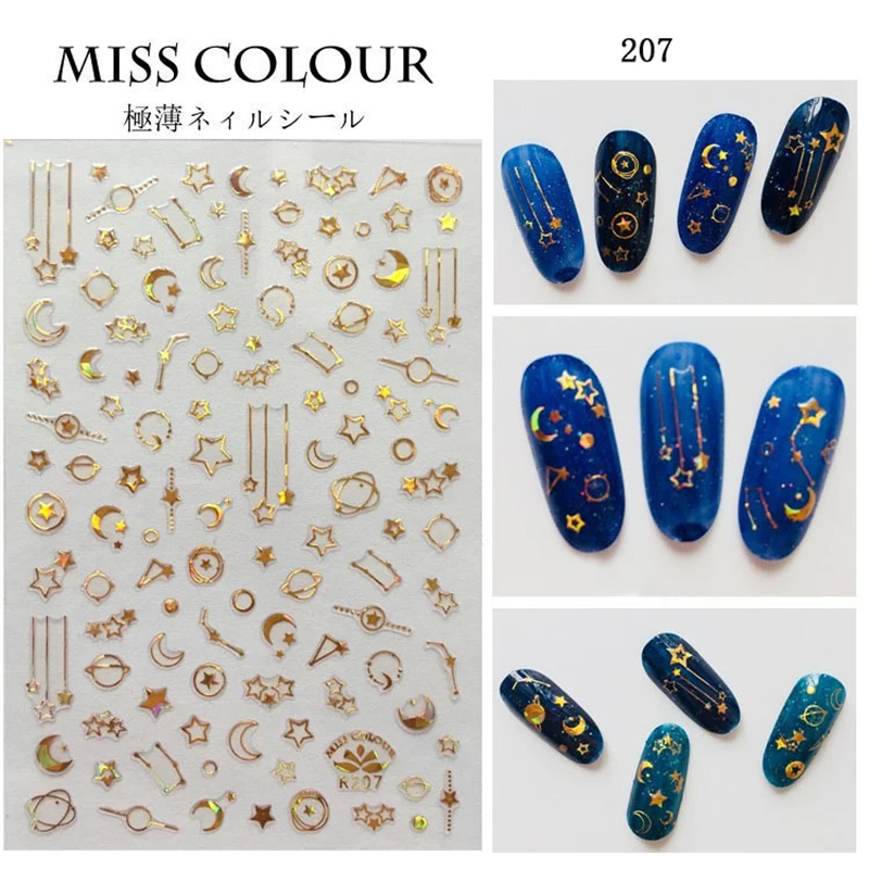 Модные наклейки дизайнерские для ногтей милые украшения мультфильм обертывания