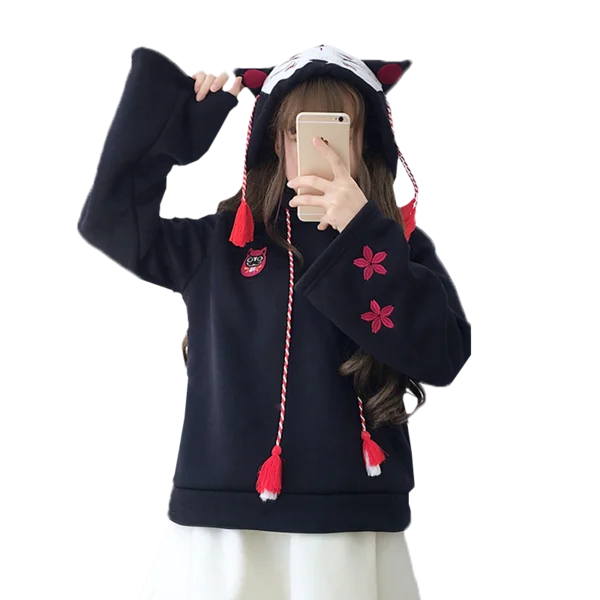 Женский укороченный Топ с длинным рукавом капюшоном | Женская одежда