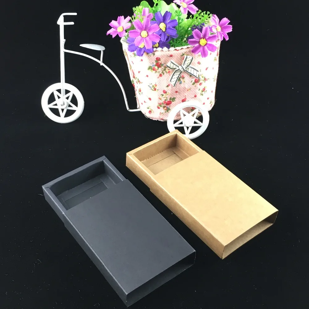 50 шт./лот коробки для крафт бумаги картонная коробка упаковки DIY мыло ручной