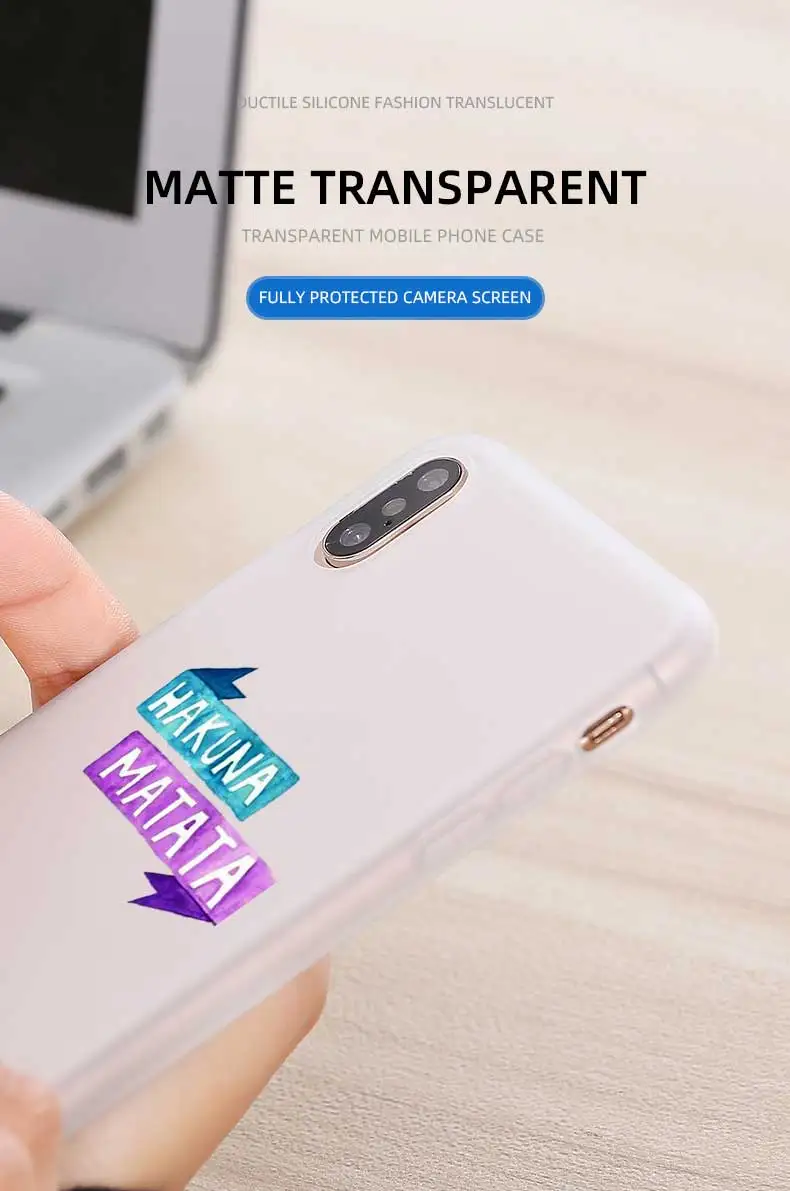 Мягкий чехол для телефона Xiao mi 9 8 mi A1 A2 A3 lite F1 6 5X se для Red mi Note 8 7 6 5 Hakuna Matata Lion King