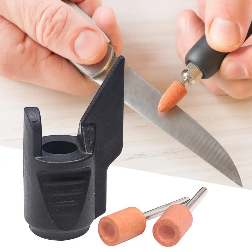 

3Pcs/Set Durable Sharpener Guide Wear-resistant High Performance Plastic Black Saw Sharpening Attachment Kits for Factory
