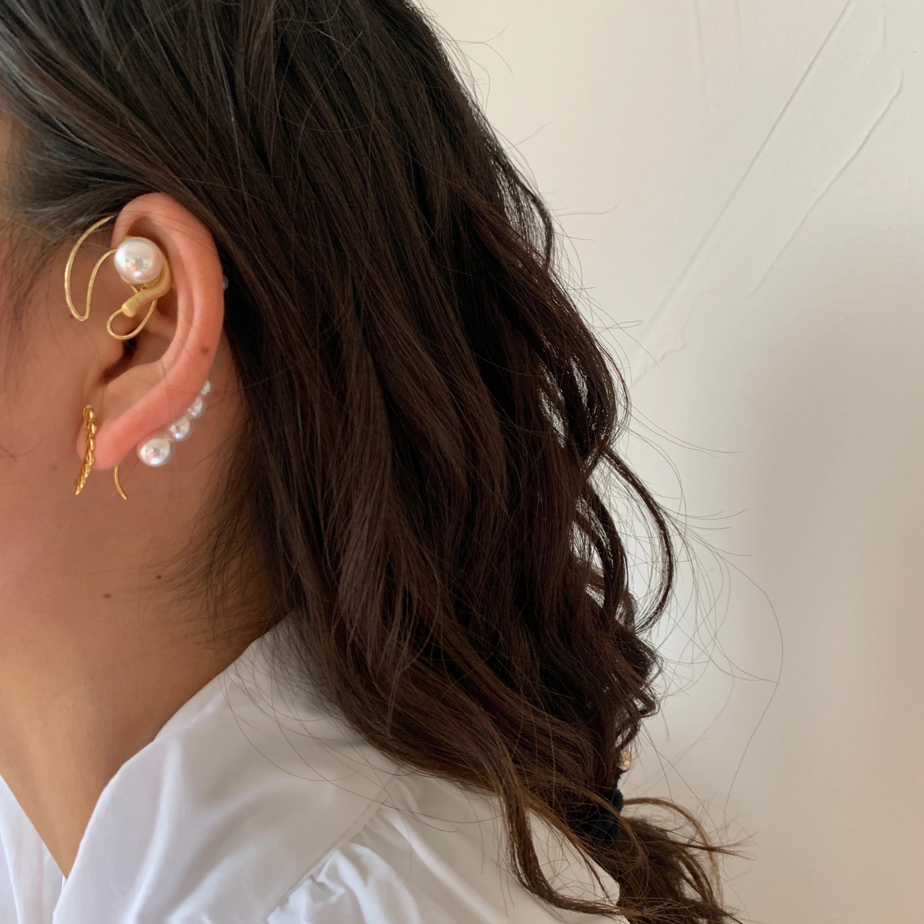 GHIDBK лакомство ручная работа искусственные жемчужины ушные клипсы уличные Стиль