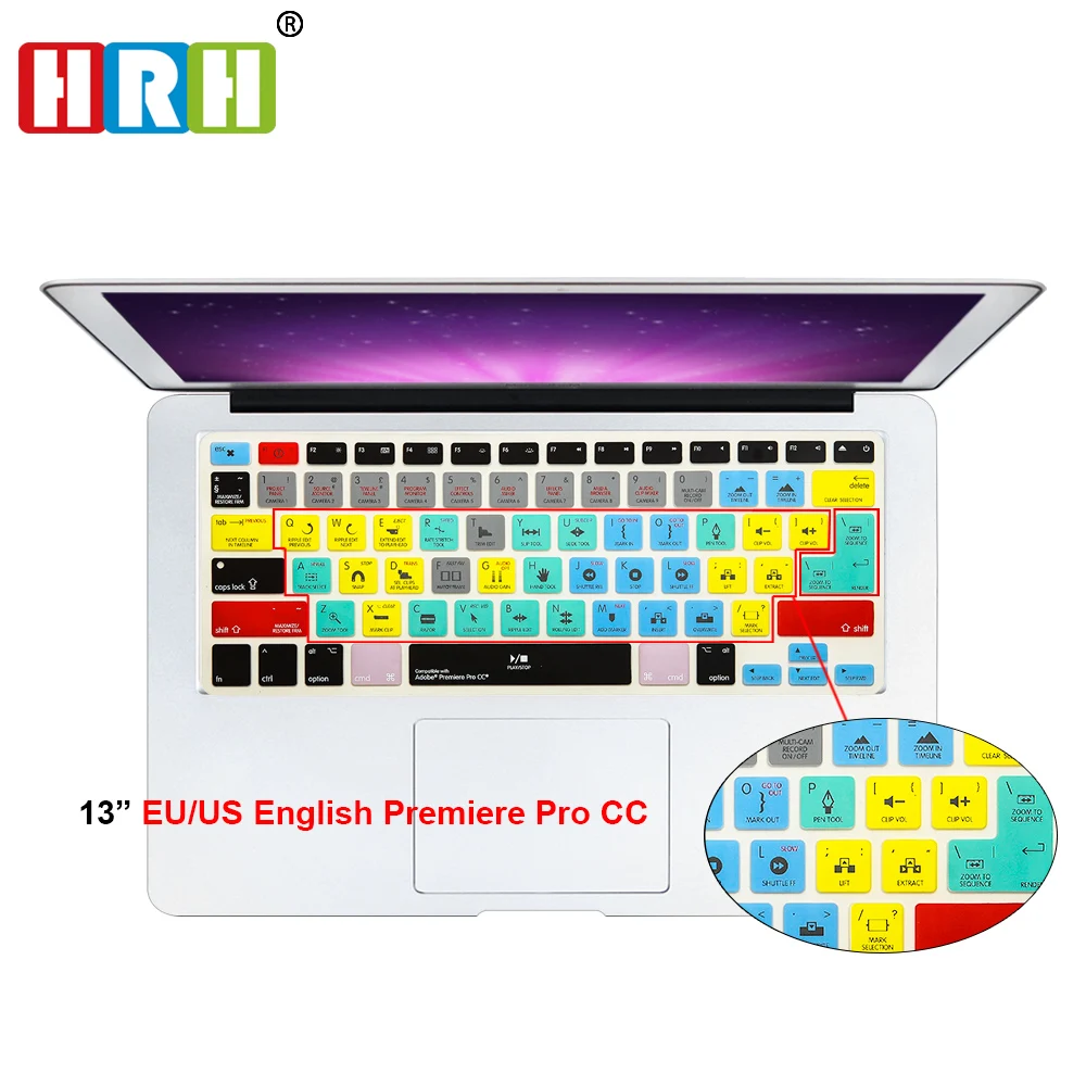 Водонепроницаемый чехол для Macbook Pro Air Retina 13 15 17 A1278 Оба стандарта ЕС/США|keyboard skin