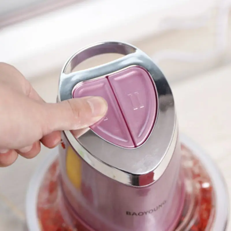 

Electric multi-function meat grinder, 2L stainless steel food shredder for meat