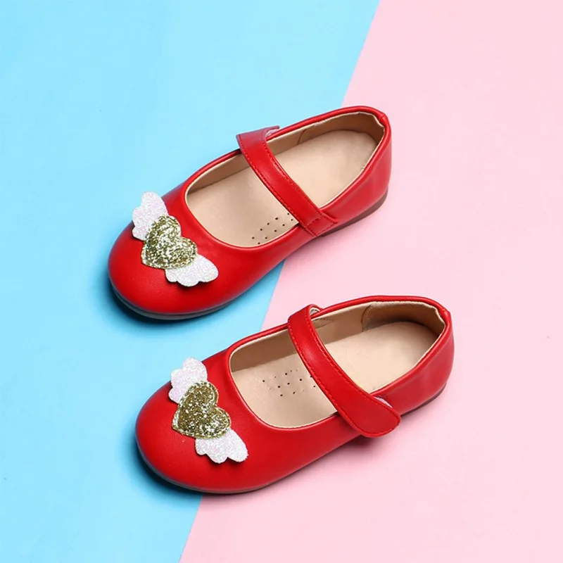 Children Baby Girls Wings Love Casual Shoes The Small Children\'s Non-Slip Cnady Color Size 21-30 2019 | Детская одежда и