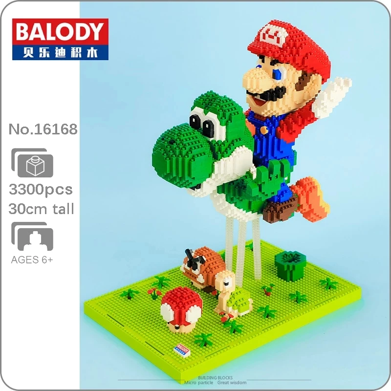 Balody Super Ma Fly строительные блоки Goomba Koopa 3D модель сделай сам мини алмазные игрушка