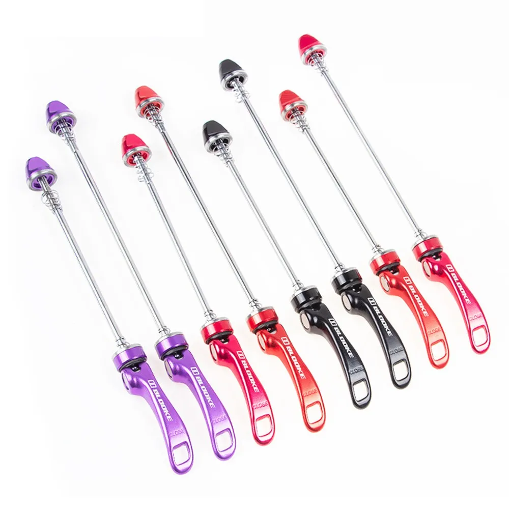 

2Pcs/Pair Mountain Bike Skewers Wheel Quick Release Lever Clip Bolt Axle Bicycle Shaft For Mountain Bicycle Outdoor Cycling Part