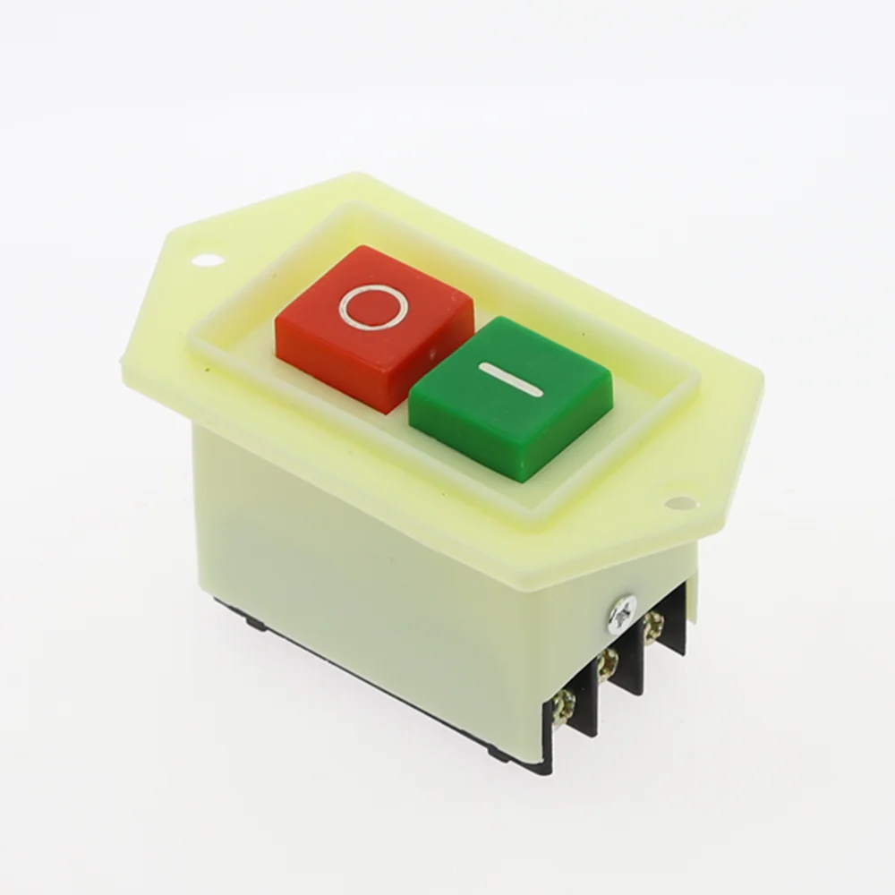 LC3-10 1 шт. LC3-5 LC3-10 сверлильный пресс-переключатель AC 220/380V 10A I/O вкл/выкл пусковой самоблокирующийся кнопочный переключатель - Цвет: LC3-10
