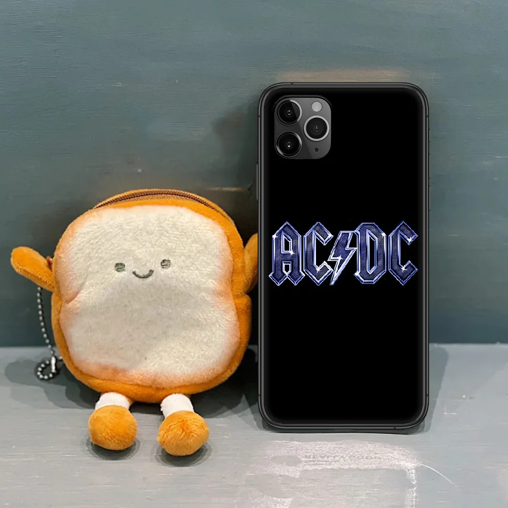

AC DC band rock popular Phone Case Cover Hull For iphone 5 5s se 2020 6 6s 7 8 11 12 mini plus X XS XR PRO MAX black Cover