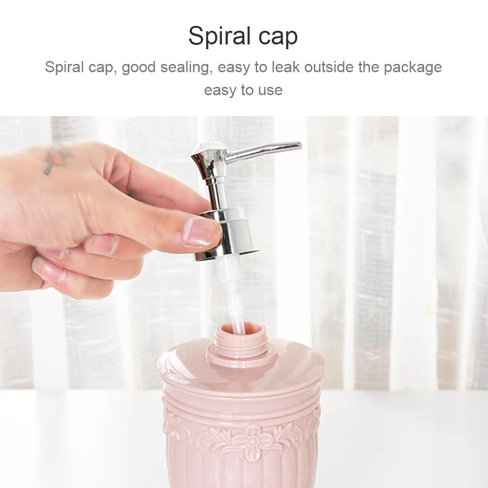 400 мл Ручной портативный многоразовый флакон с прессом пустая дорожная упаковка