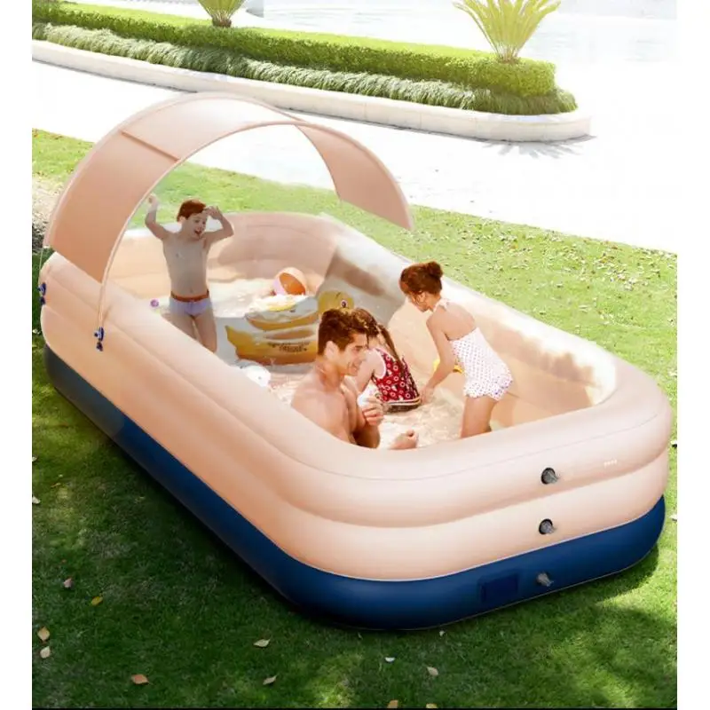 

Square Outdoor Hot Tubs Large Size Swimming Pool Children'S Family Inflation Pool Baby Kids Ocean Ball Sand Pool Bath Toys