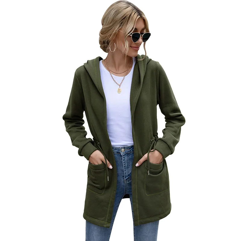 Женская толстовка пальто зимнее женское новинка 2021 уличная одежда свободная