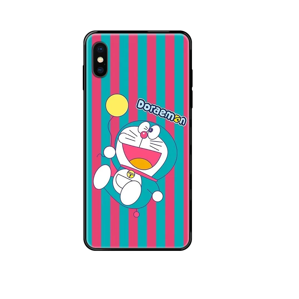 Чехол из ТПУ с рисунком дораэмона для мобильного телефона Etui черный чехол iphone 4 4s 5