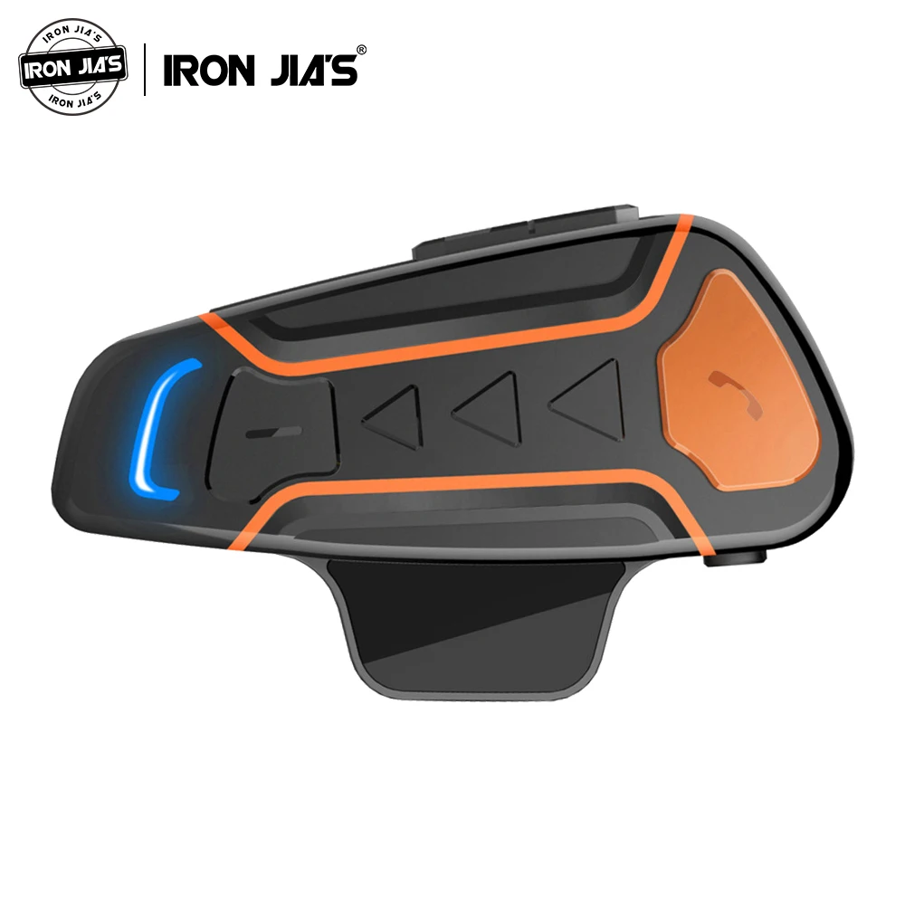 IRON JIA'S 1200 м Bluetooth домофон мотоциклетный шлем Переговорная гарнитура