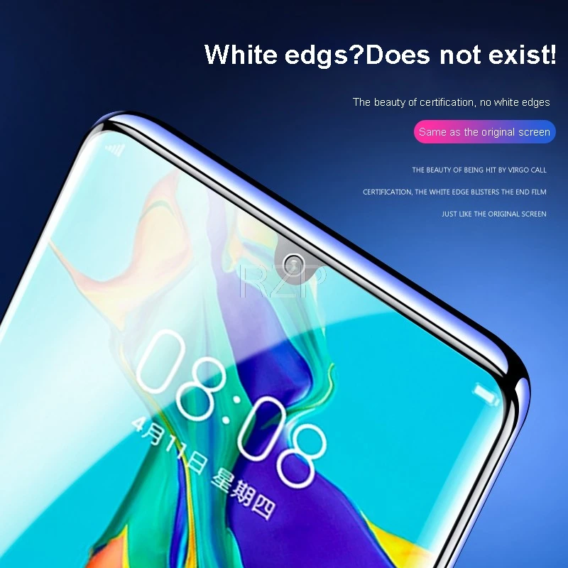 RZP полное покрытие Гидрогелевая пленка для huawei P30 P20 Pro P10 lite Plus Защита экрана для huawei P20 P30 lite(не закаленное стекло