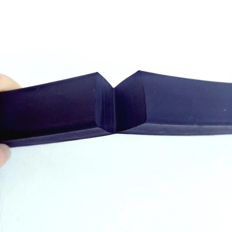 Однотонная Резиновая лента EPDM для уплотнения дверей и окон квадратная