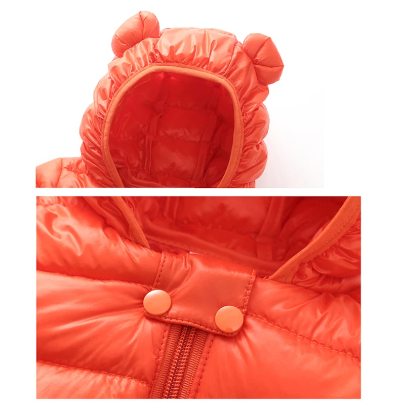 Зимние Детские куртки для малышей Толстая бархатная стеганая куртка пальто