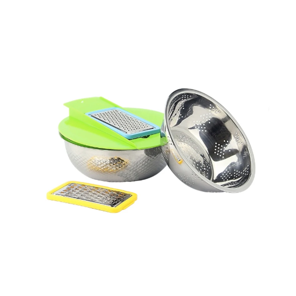 Набор из 5 нержавеющая сталь средство для мытья риса сливная корзина смешивания