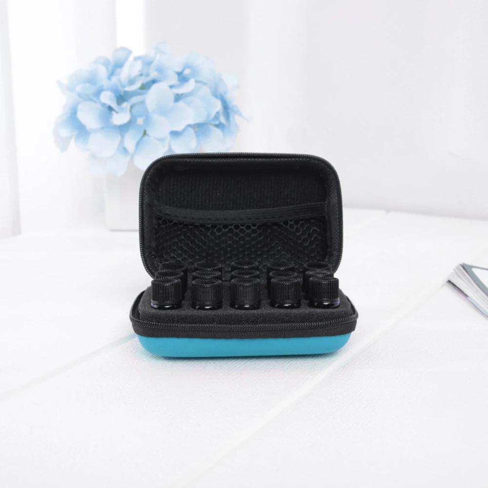 15 Slot Essential Oil Bottle Storage Holder Portable Travel Carrying Box Aromatherapy Rollers Carrying Bag for Home
