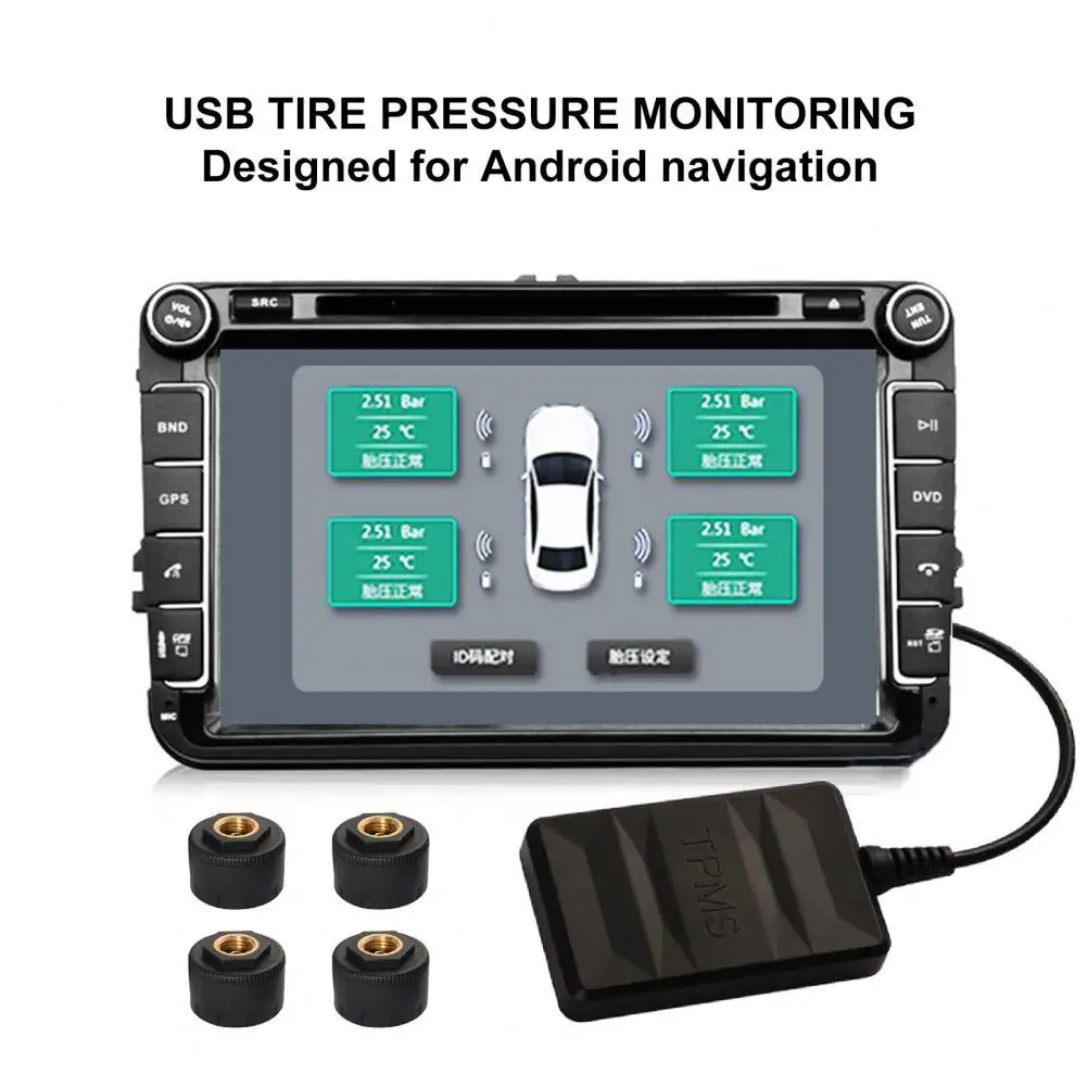 

TY05/TY06 Tire Pressure Sensor Compact Heat-resistant Reliable TPMS Tire Pressure Monitoring System for Auto Car Accessories