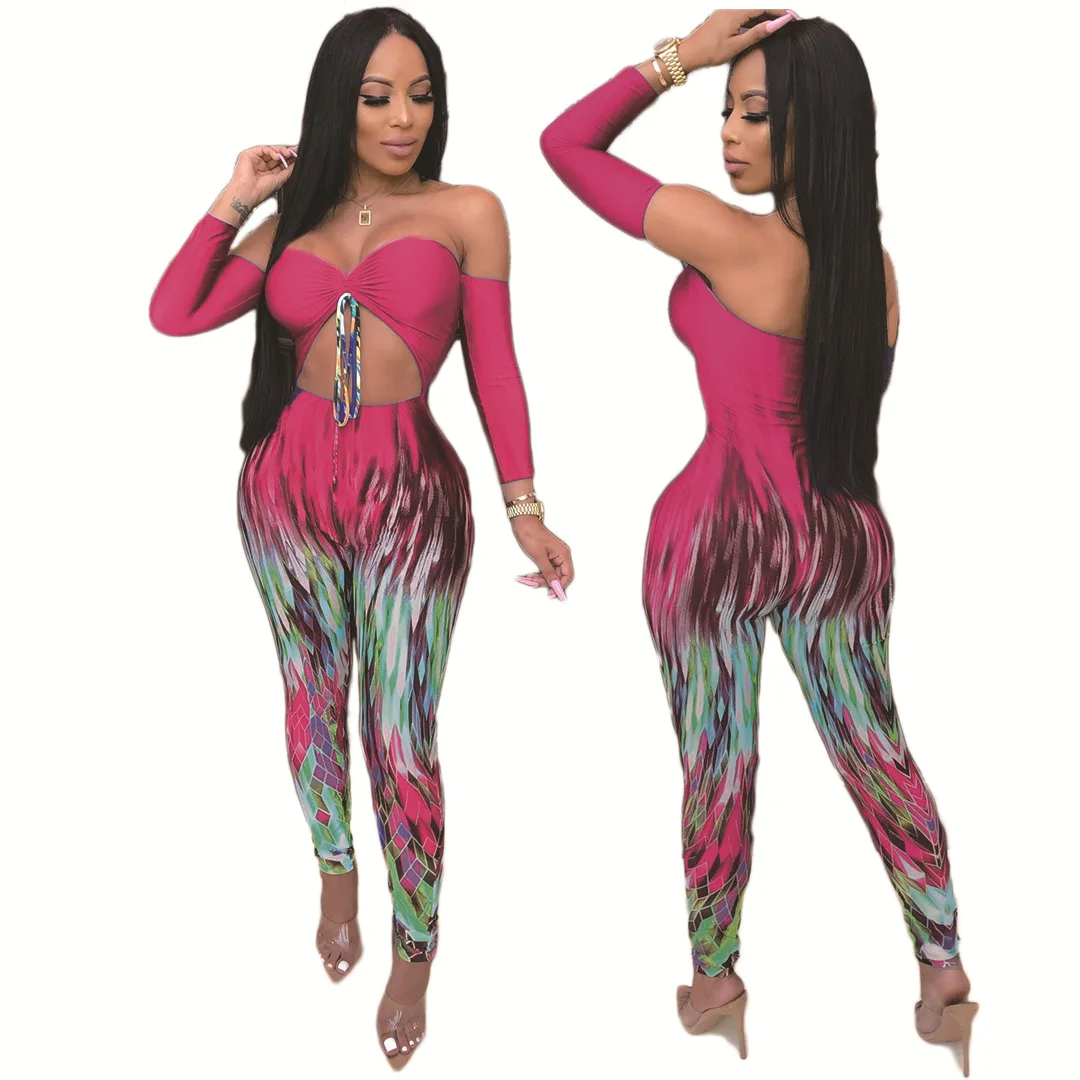 2019 Европейская и американская мода Женская Сексуальная труба топ с подгонкой