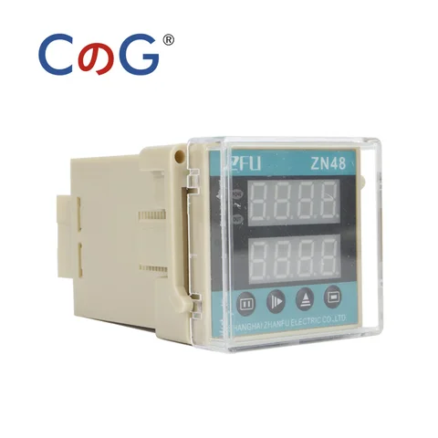 CG ZN48 DC12V DC24V AC110V AC220V AC380V 48*48 мм счетчик цифрового дисплея двойное реле задержки интеллектуальный Индикатор таймеры