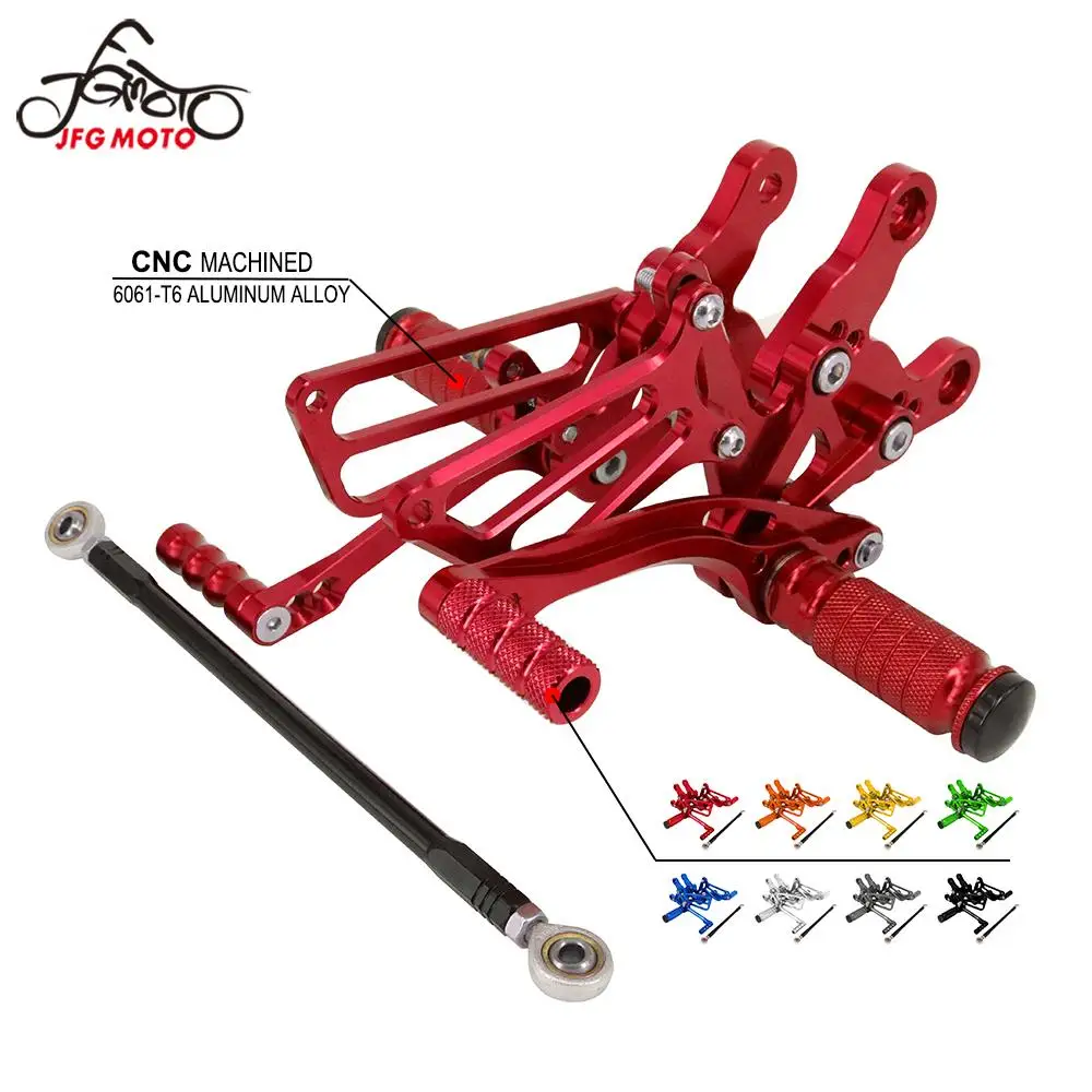 

Adjustment Adjustable Motorcycle Footrests Alloy Rear Footpeg Foot Rests For HONDA CBR400RR NC23 NC29 CBR900RR CBR919RR