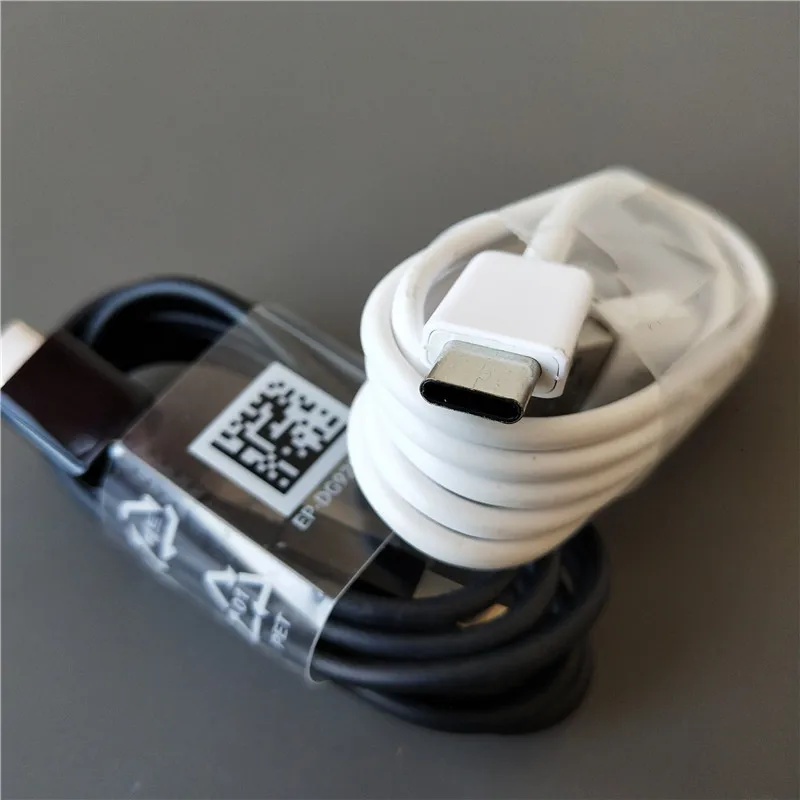 10 шт./лот 1 м USB Type C кабель для быстрой зарядки и синхронизации данных Samsung S10 S9 S8 Plus
