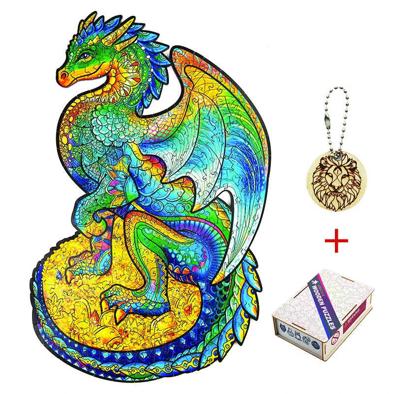 Деревянный пазл для взрослых уникальные детские головоломки в форме слона 3d