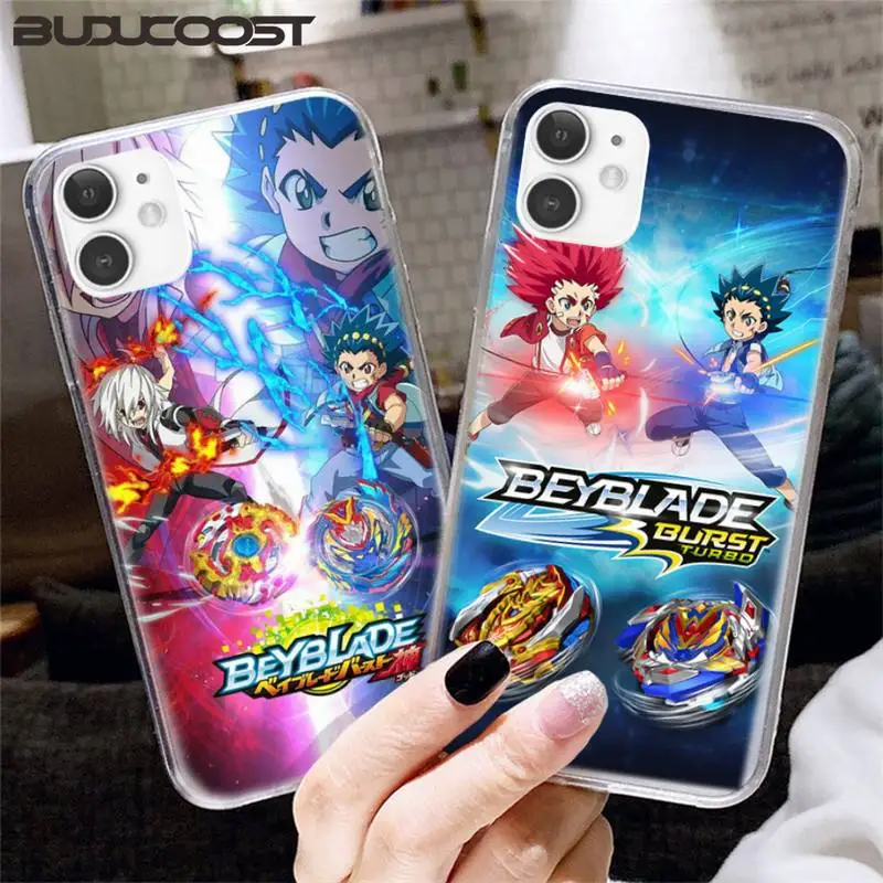 

Chenel Beyblade Burst Phone Case For iPhone 11 12 Pro Max X XS XR Max 7 8 7Plus 8Plus 6S SE Soft Silicone Case Fundasr