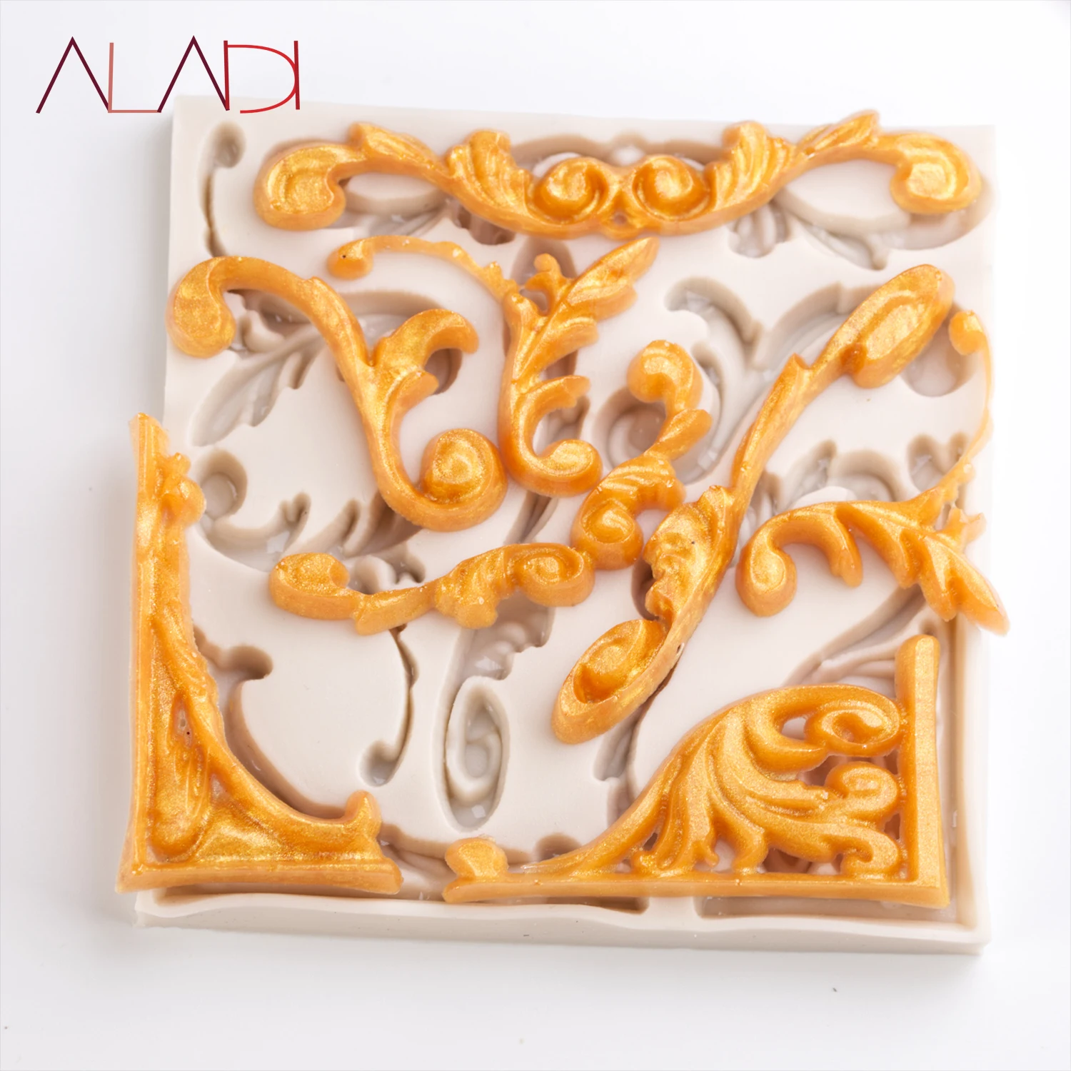 Lace DIY Baking Appliance Silicone Cake Edge Printing Resin Chocolate Mousse Dessert Fudge Kitchen Decoration Mold  AD137