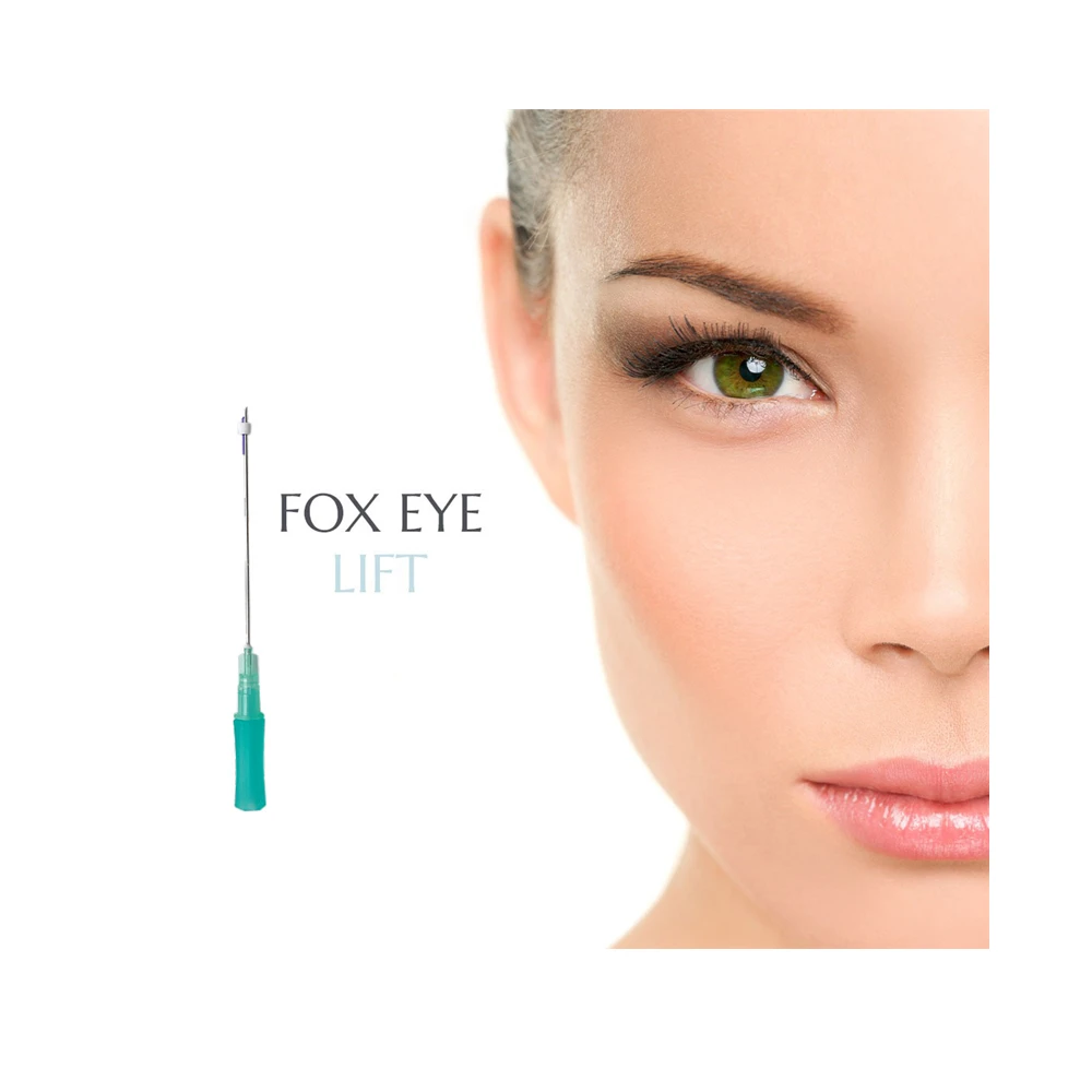 

Korea Fox Eye L Blunt Thread Hilos Tensores Cog 3D 4D Sharp Needle Cat Eye Eyebrow Pdo Thread Lifting Eye Lifting