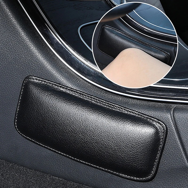 Кожаный наколенник для подушки салона автомобиля 1 шт. удобная эластичная