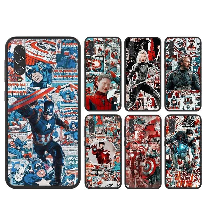 

Retro Marvel Comics For Samsung A10 10E 10S 20 20S 20E 30 30S 40 40S 50 50S 60 70 70S 71 80 81 91 90 A2 Core phone Case